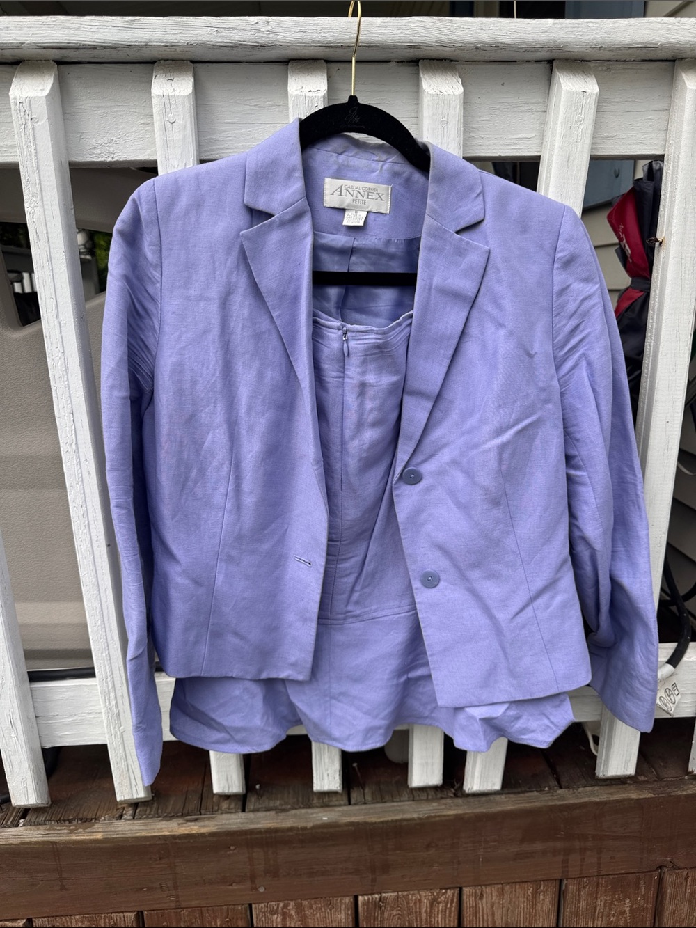 Annex Lavender Blazer & Skirt Two-Piece Set